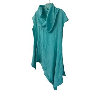 Bryn Walker Turquoise Cotton Gauze Noa Tunic SZ L